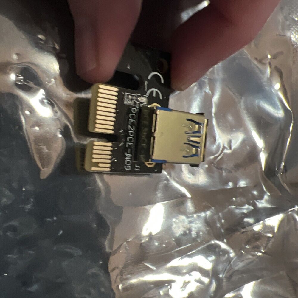 PCI-E 1x to 16x Powered USB3.0 GPU Riser Extender Adapter Card - Picture 13 of 16